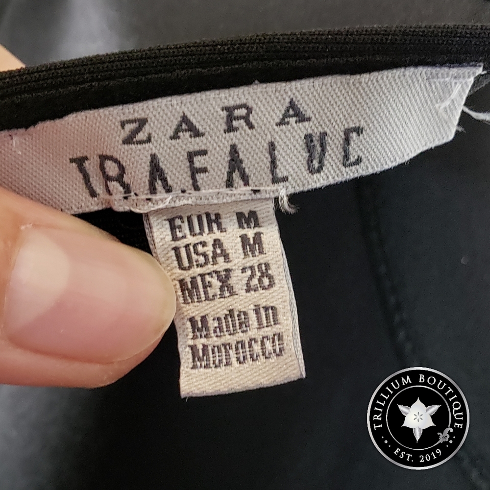 ZARA TRAFALUC Women's Zipper Mini Dress, Medium - Picture 4 of 4